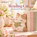𝒔𝒊𝒍𝒌𝒆𝒏𝒗™ Reading Cat Bookend Figurine