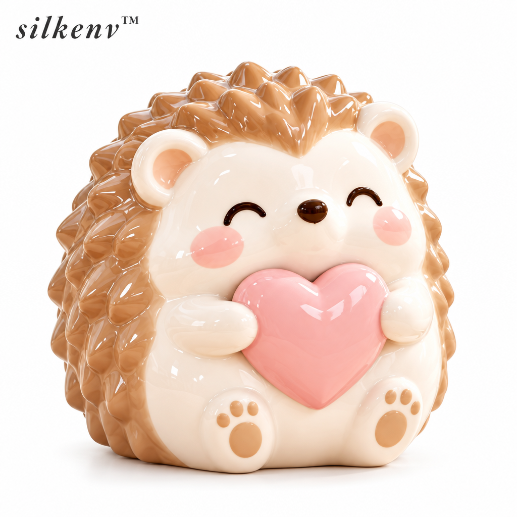𝒔𝒊𝒍𝒌𝒆𝒏𝒗™ Heart Pocket Hedgehog Figurine