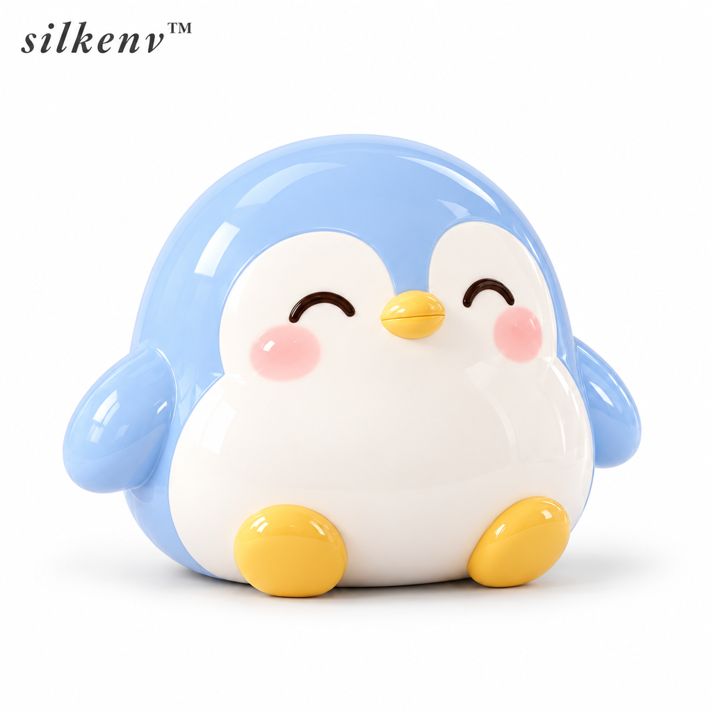 𝒔𝒊𝒍𝒌𝒆𝒏𝒗™ Balloon Penguin Shelf Ornament