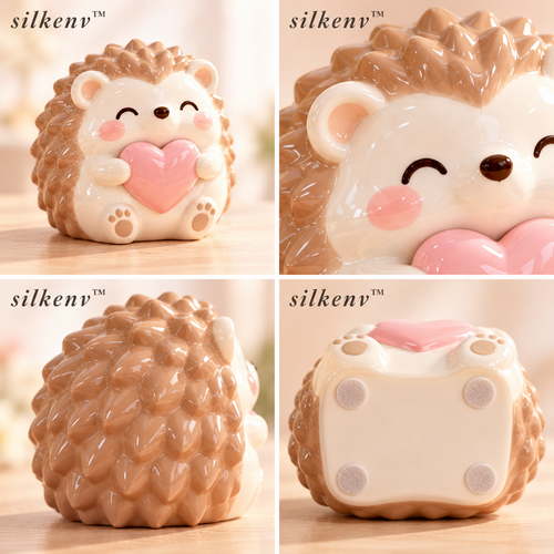 𝒔𝒊𝒍𝒌𝒆𝒏𝒗™ Heart Pocket Hedgehog Figurine