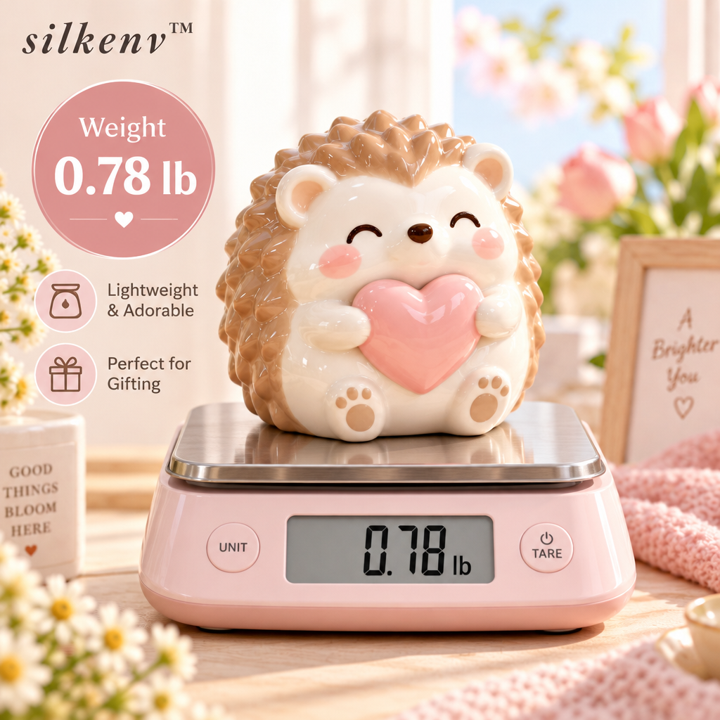 𝒔𝒊𝒍𝒌𝒆𝒏𝒗™ Heart Pocket Hedgehog Figurine