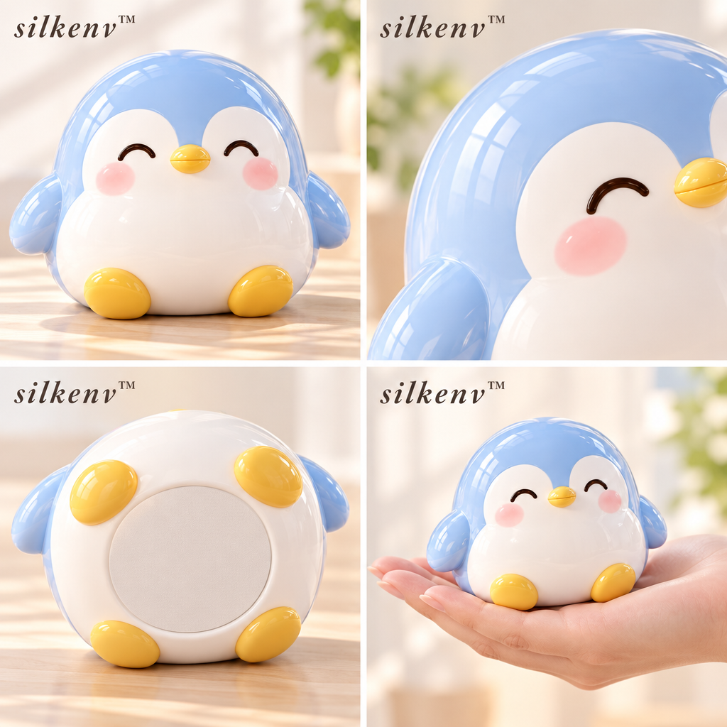 𝒔𝒊𝒍𝒌𝒆𝒏𝒗™ Balloon Penguin Shelf Ornament